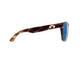 Cumberland Wet Maple Frames with Pacific Blue Lenses Blue Otter Polarized Sunglasses