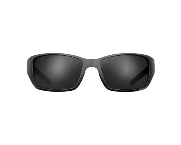 Blue Otter Polarized Big Creek Matte Black with Black Mirror