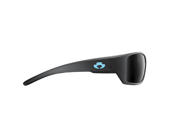 Blue Otter Polarized Big Creek Matte Black with Black Mirror