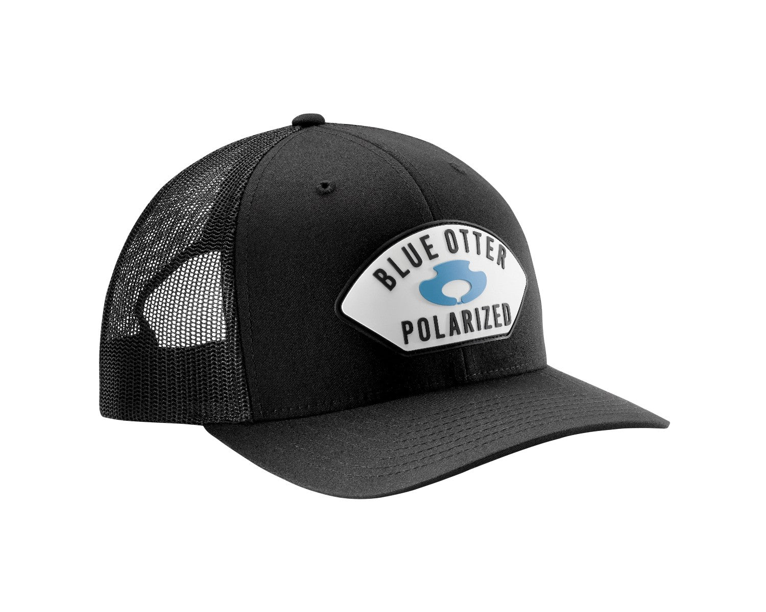 Main Stage Black Mesh White Patch Hat