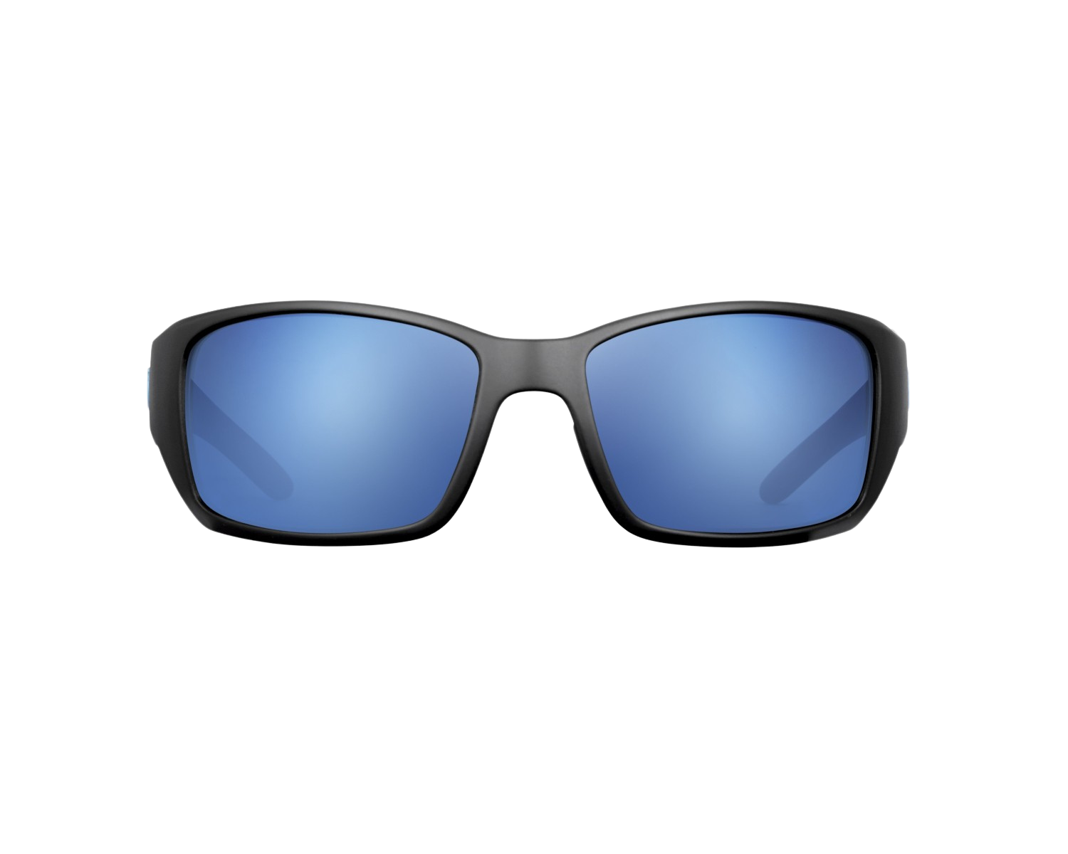 Blue Otter Big Creek Polarized Sunglasses, Matte Black/Night Blue