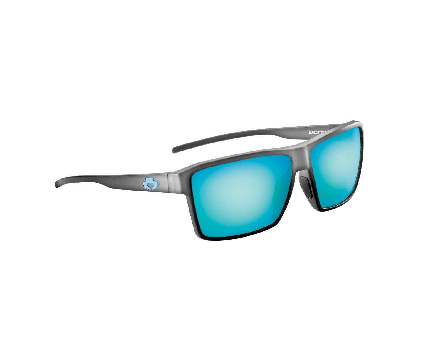 Blue Otter Polarized Watauga Rime Gray/Sky Blue Lens Sunglasses
