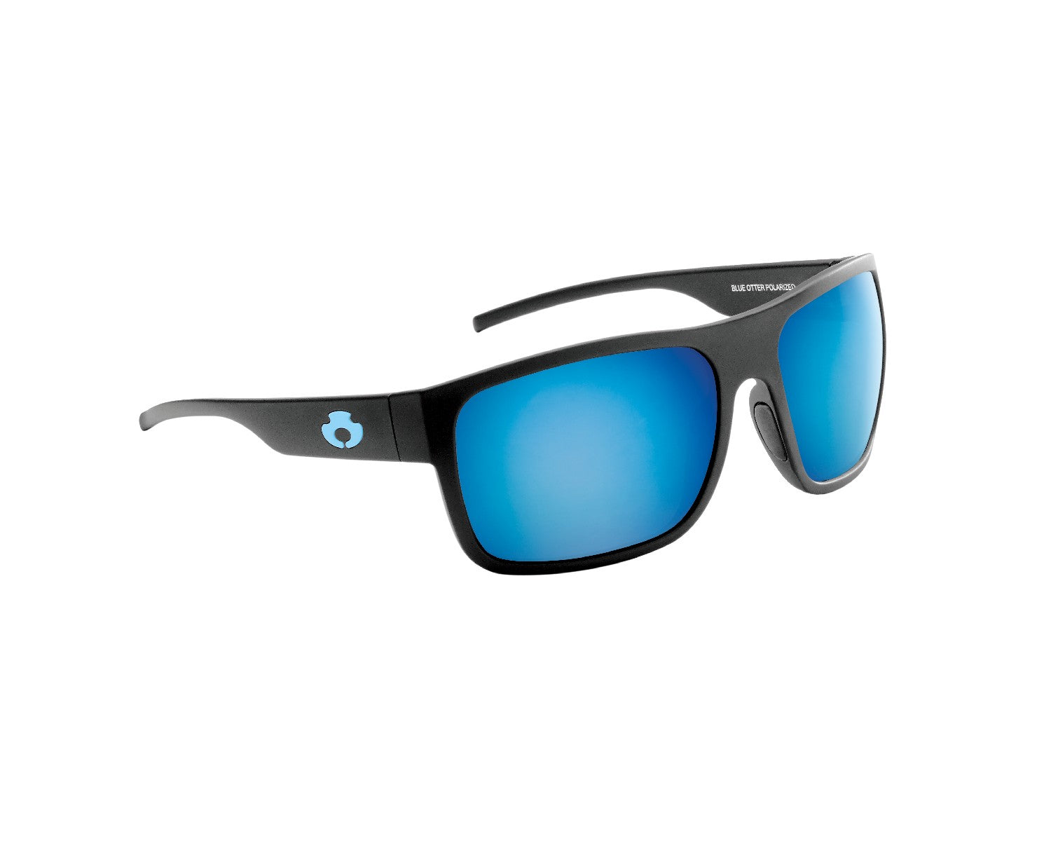 Fin-Nor Hells Bay Sunglasses - Matte Black Frame - Blue Mirror Glass Lens -  Melton Tackle