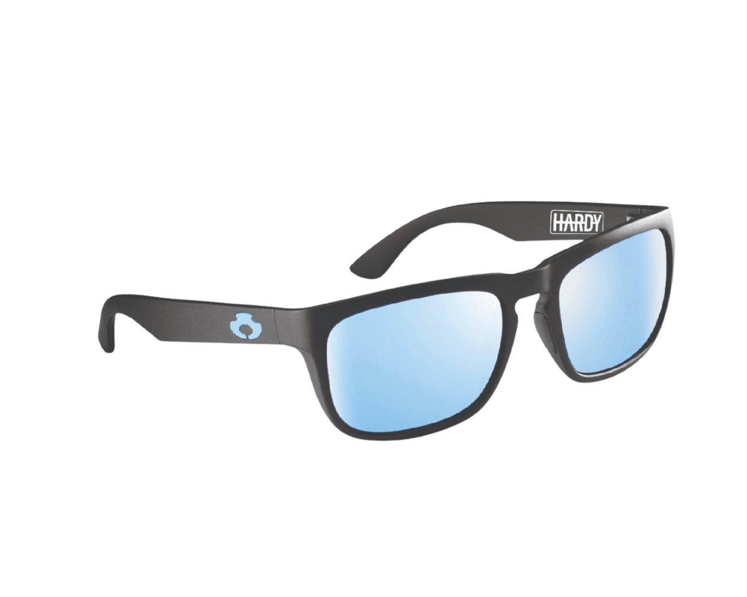 Cumberland | HARDY Edition Matte Black Ice Blue| Blue Otter Polarized™