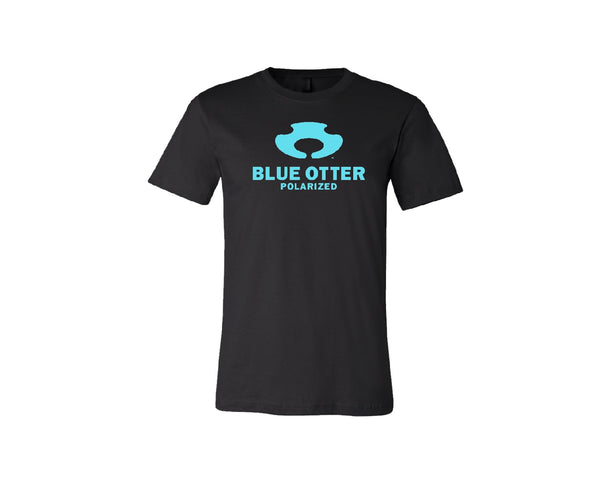 Blue Otter Polarized Black Logo Tee
